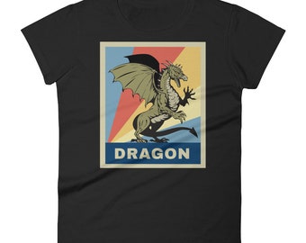 Retro Dragon Shirt | Dragon T-Shirt | Dragon Clothing | Vintage Dragon Shirt | Dragon Silhouette