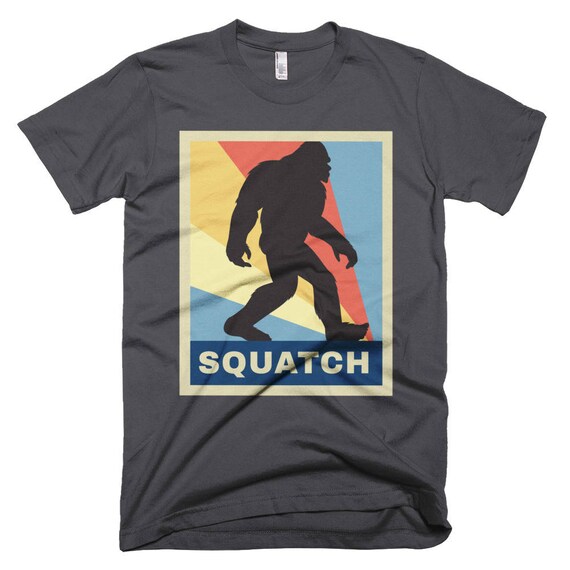 Bigfoot Shirt | Squatch Shirt | Sasquatch Shirt | Retro Big Foot T-Shirt | Vintage Sasquatch T-Shirt | Novelty Shirt
