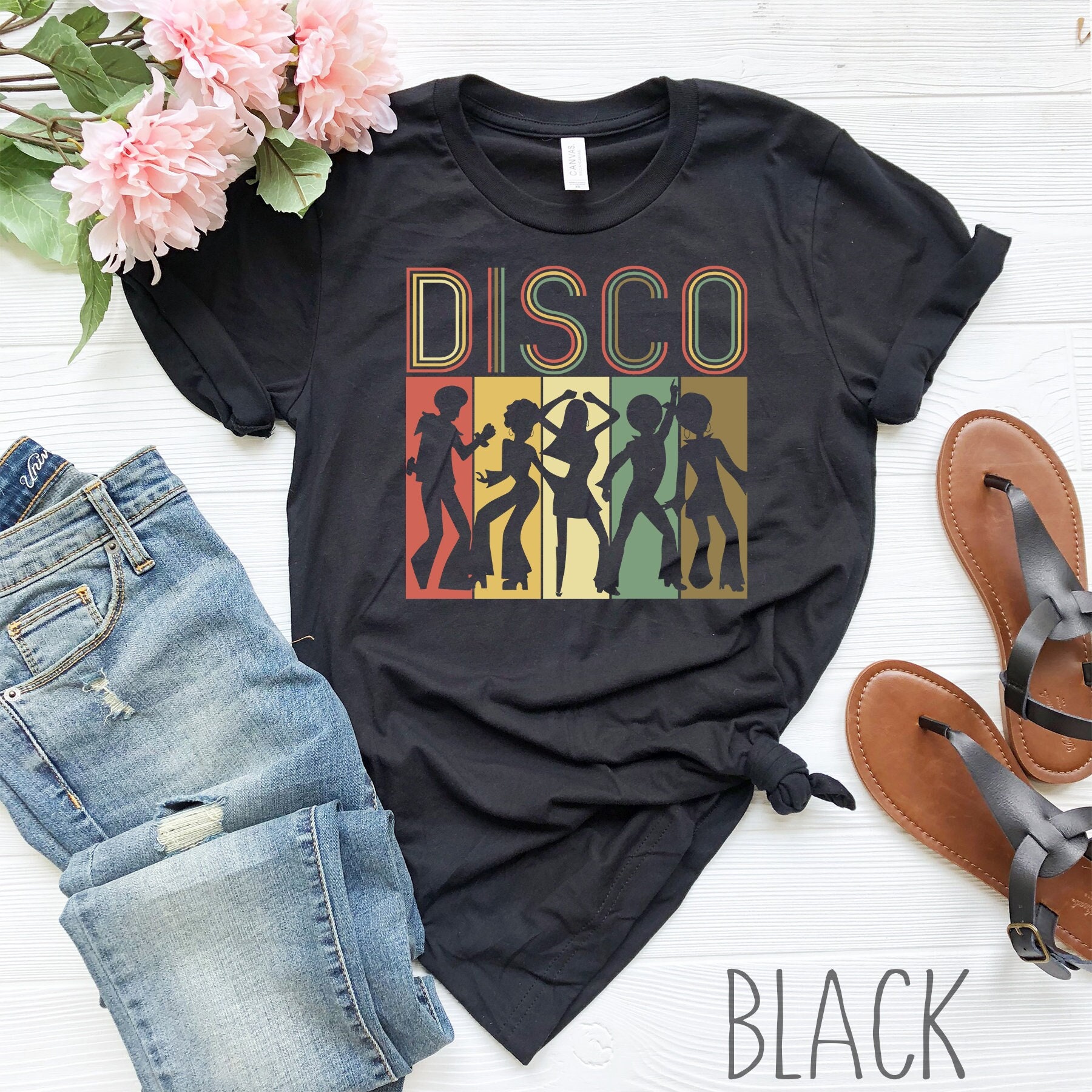Disco Bra Disco Fever 1970's Mirrored Black/Silver Novelty