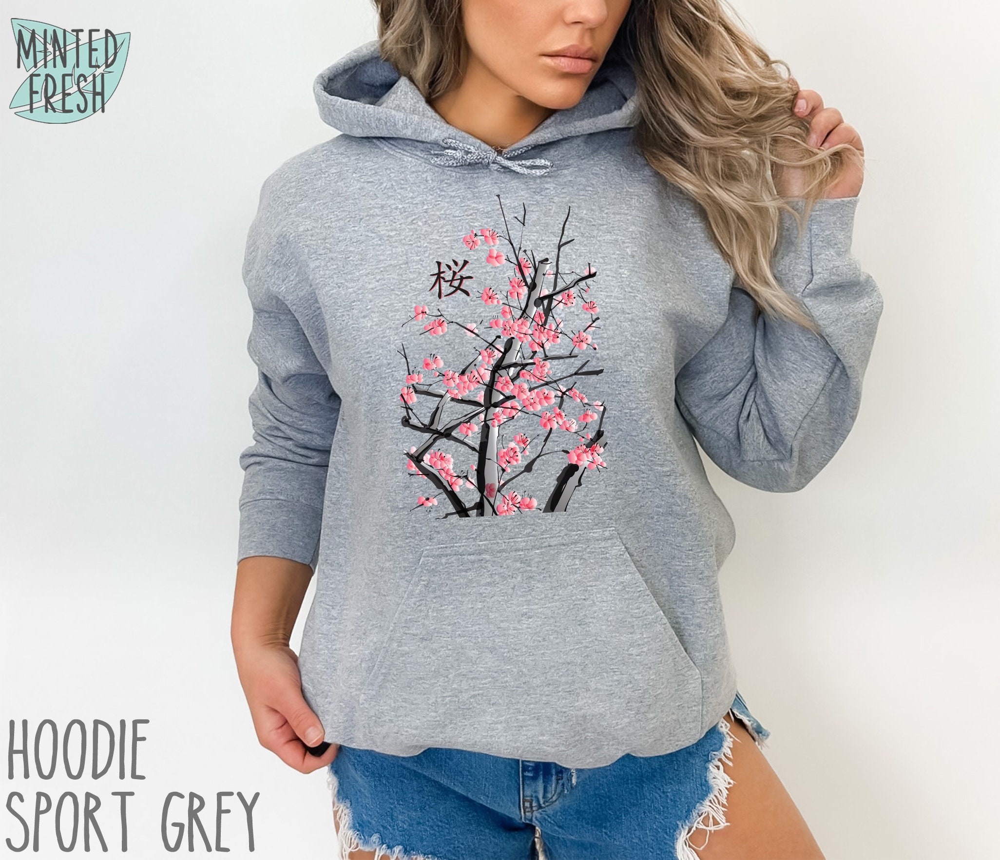 Sakura Cherry Blossom Sweatshirt, Cherry Blossom Hoodie