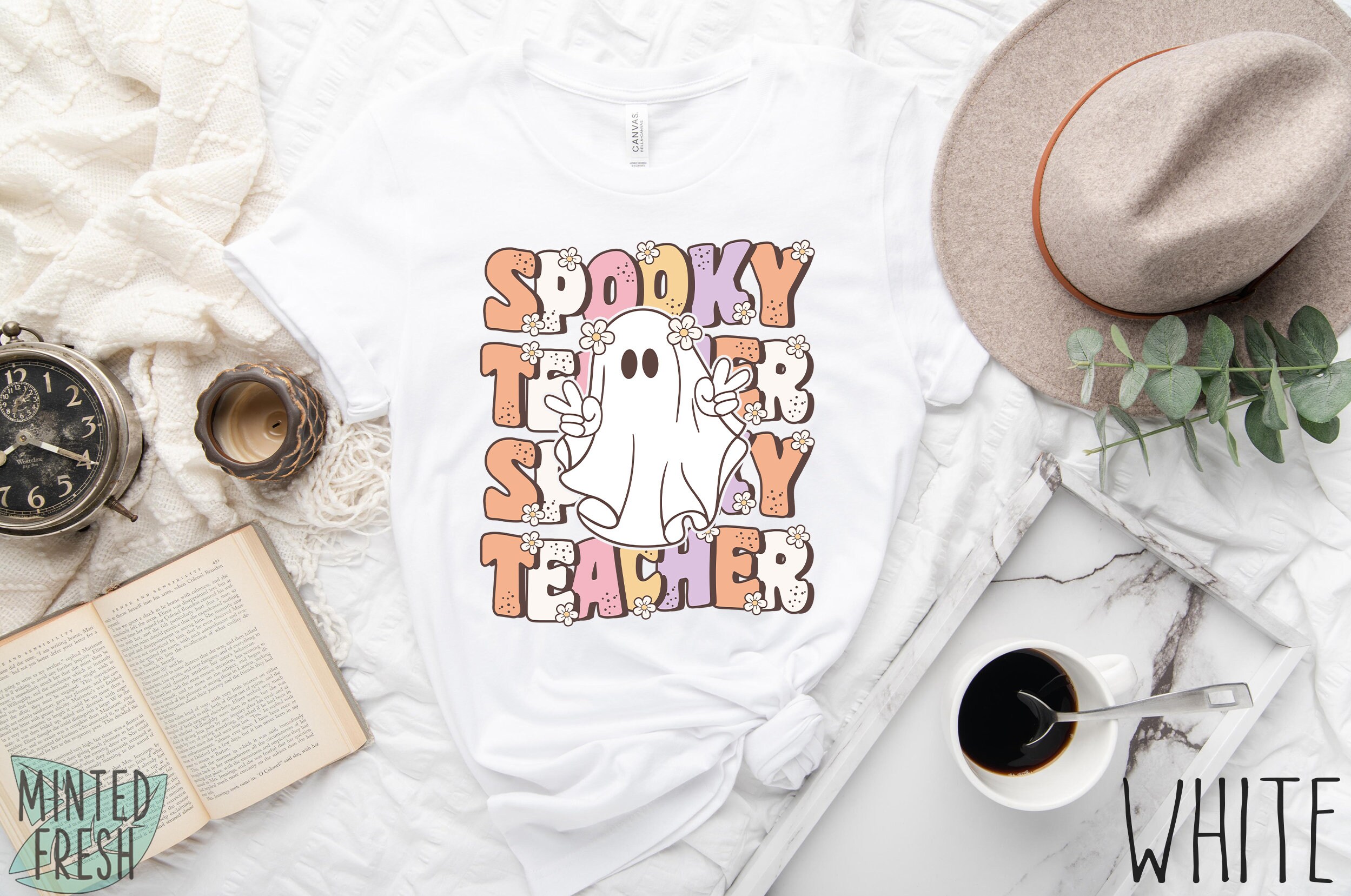 Camicie vintage di Halloween da donna Groovy Leggi altri Felpa