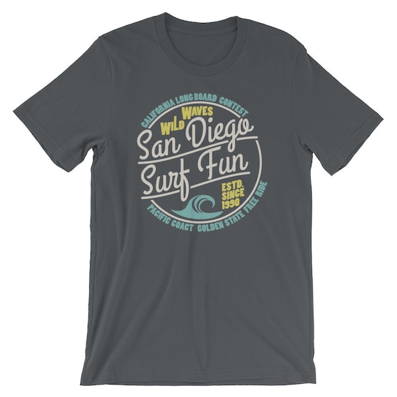 Retro Surfing Shirt | Surfing Gift | Vintage Surfer Shirt | San Diego Surfing  | Surfboard Shirt | Surf Gift | Surf Shirt | Gift for Surfer