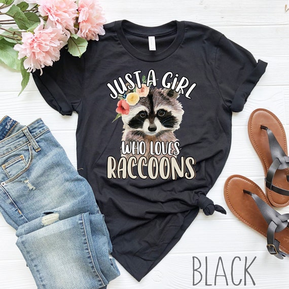 Cute I Love Raccoons T-Shirt | Funny Raccoon Lover Gift Tee Cute I Love Raccoons T-Shirt | Funny Raccoon Lover Gift Tee
