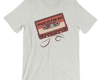 Made in the 80s Shirt | Birthday Shirt | Born in the 80s | Tape Cassette Shirt | 80s Clothing | 80s shirt | 80s Kid | 80s Gift