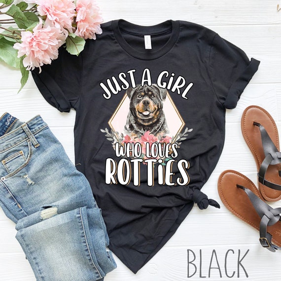 Mother Of Rotties Dogs Flower T-Shirt Mother Of Rotties Dogs Flower T-Shirt