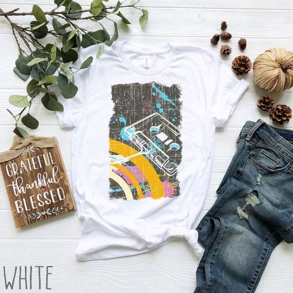 Cassette Tape Shirt | Retro Mix Tape Shirt | Tape Cassette Shirt | Retro Cassette Shirt | 80s Shirt | 80s Clothing