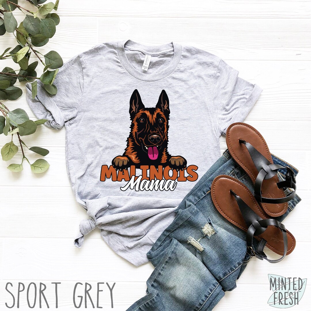 Cute Belgian Malinois Mama Shirt, Belgian Malinois Mom Shirt