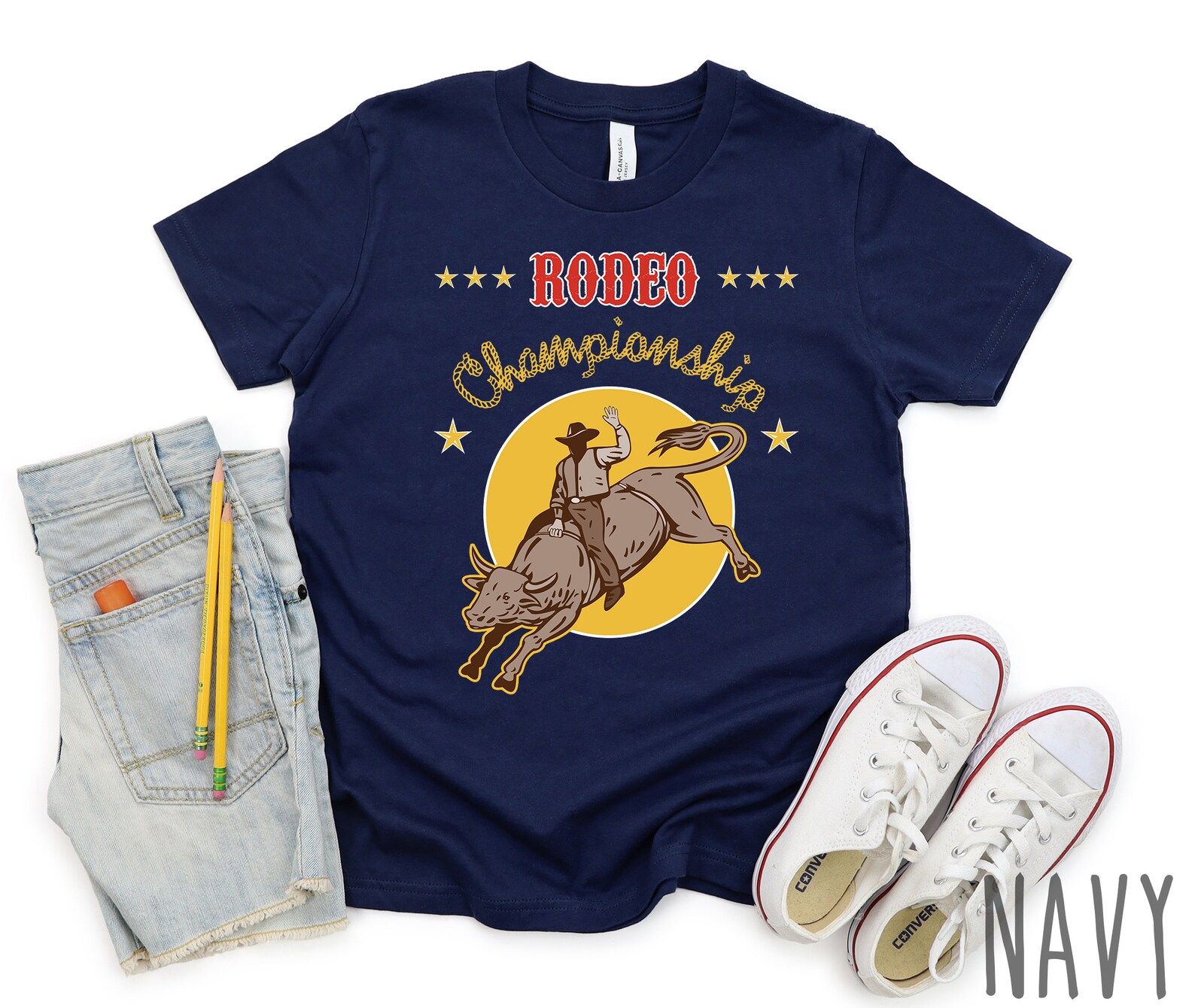 Rodeo Championship Shirt Kids Rodeo Shirt Kids Cowboy Etsy
