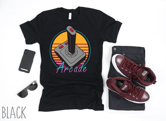 Arcade T-shirt | Retro 80s Shirt | Gaming T-shirt | Video Game T