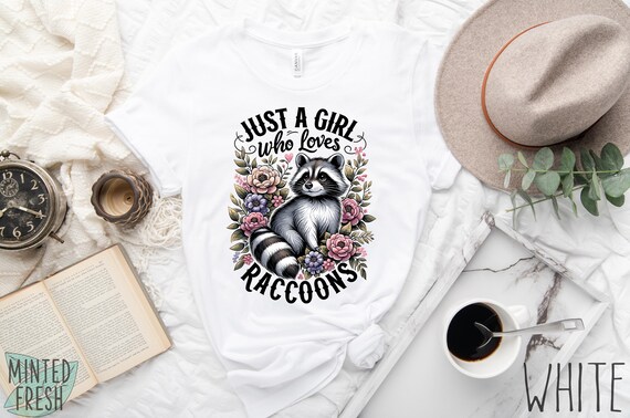 Cute I Love Raccoons T-Shirt | Funny Raccoon Lover Gift Tee Cute I Love Raccoons T-Shirt | Funny Raccoon Lover Gift Tee