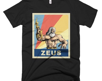 Zeus Shirt | Greek Mythology Shirt | Vintage Zeus Shirt | Retro Clothing | Zeus Lightning Bolt | Vintage Greek Mythology Shirt | Greek God