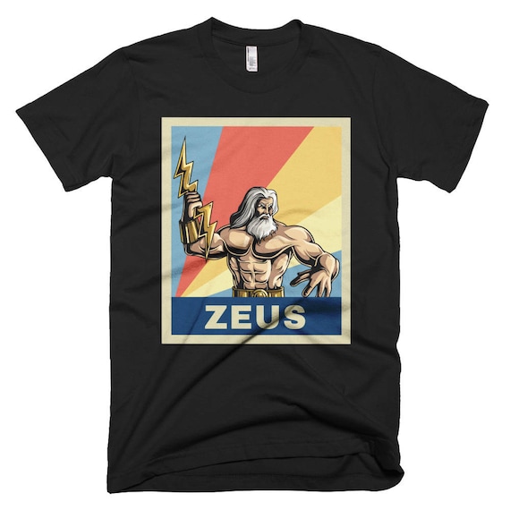 Zeus Shirt Greek Mythology Shirt Vintage Zeus Shirt - Etsy