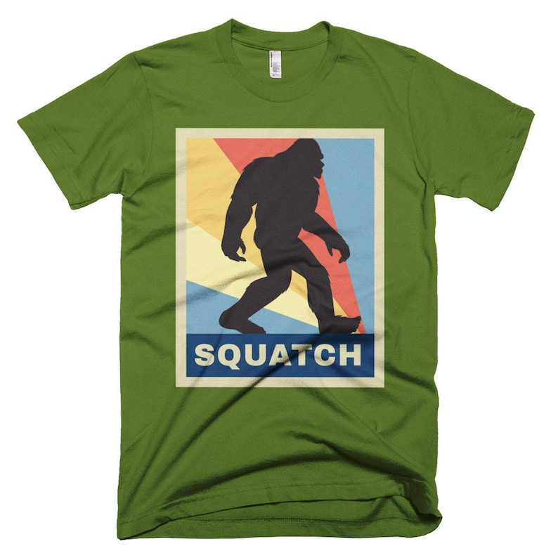 Bigfoot Shirt | Squatch Shirt | Sasquatch Shirt | Retro Big Foot T-Shirt | Vintage Sasquatch T-Shirt | Novelty Shirt image 3