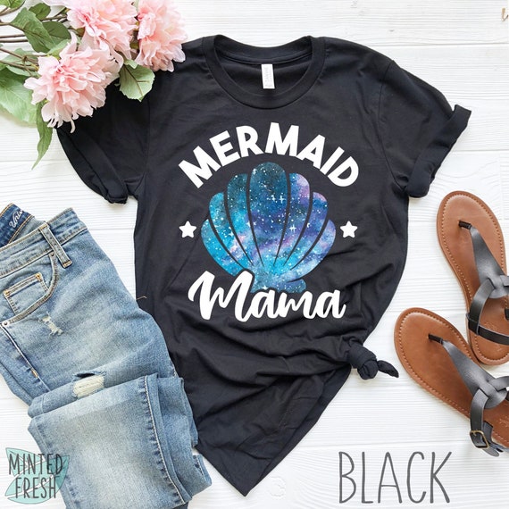 Mermaid Mama Mom Mermaid Birthday Party Shirt Mermaid Mama Mom Mermaid Birthday Party Shirt