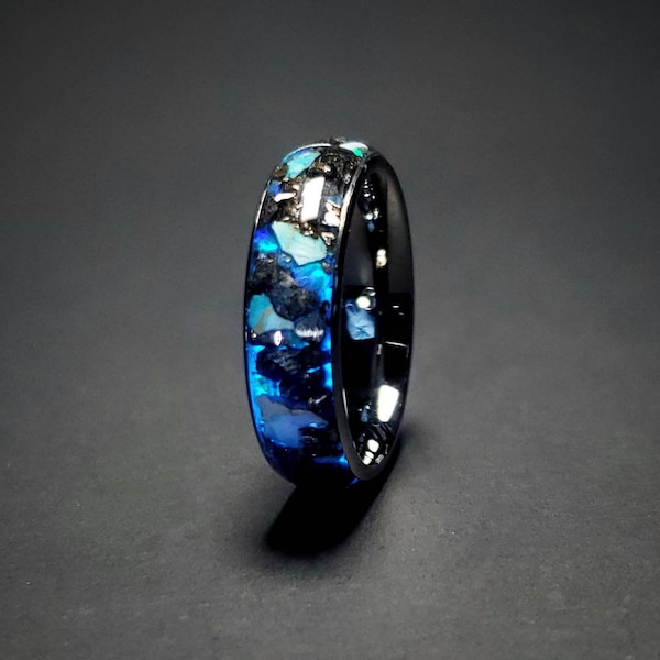 Megalodon Meteorite Glow Ring The Second Don, 6mm