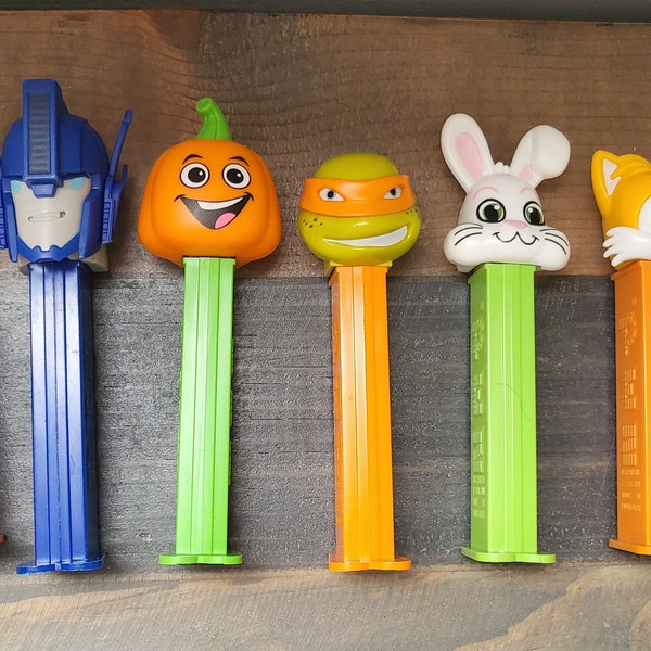 Lot of Six Pez Dispensers Made in Hungary