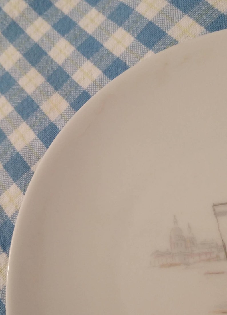 Hutschenruether Selb Lunch Set Lunch Plate Tea Cup Bread and Butter Plate Bavaria Germany Pasco Paris Scenes 1950/'s Unique!