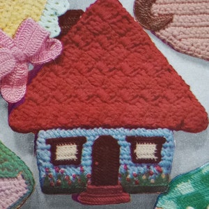 Vintage 50&#39;s Crochet Pot Holder Pattern &quot;Honeymoon Cottage&quot; Instant PDF Download Plus Bonus Pattern