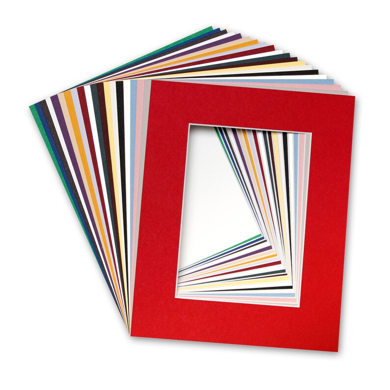 Custom Cut Mat Boards great for Artwork Photography and Craft Etsy