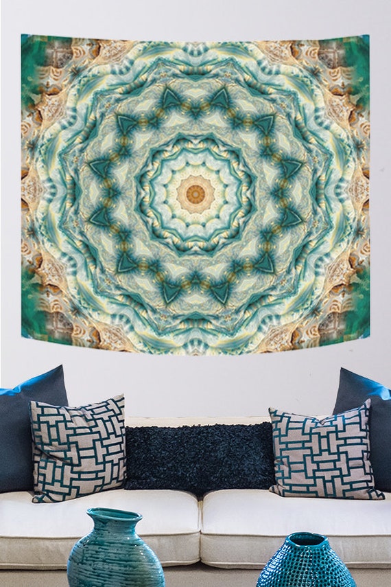 Mandala Wall Art Floral Wall Tapestry Mandala Tapestry Wall Hanging Fabric Wall Hanging Boho Wall Decor Bedroom Bohemian Bedroom Yoga Decor