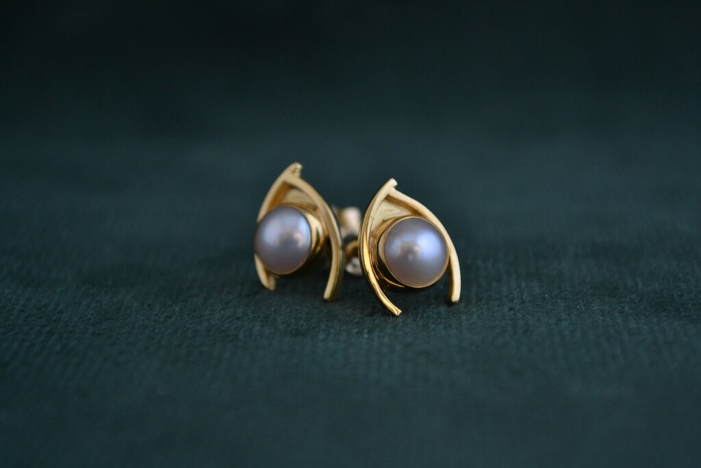 POTOPYY Orecchini A Borchia In Argento 925 Con Pietre Preziose Iridescenti – Gioielli Ipoallergenici Per Donna