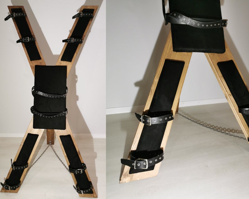 Bdsm Wooden Cross Furniture Slave Body Fixation Deluxe Free Etsy Australia