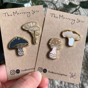 Mini Mushroom Enamel Pin