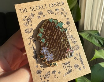 Secret Door Enamel Pin