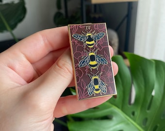LAST CHANCE Bumblebee Entomology Enamel Pin