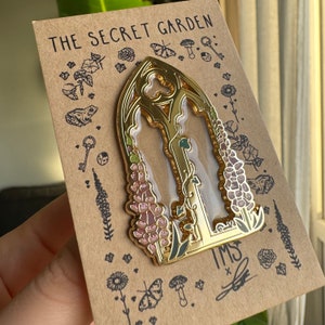 Secret Window Enamel Pin