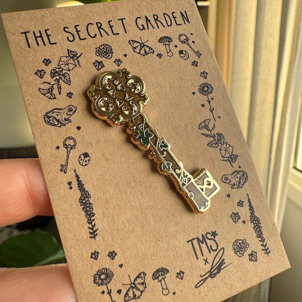 Secret Key Enamel Pin