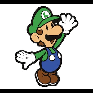 Luigi Digital Download Perfectly Layered SVG/DXF/PNG Digital Download for Die Cutters and Printing