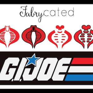 Bundel G.I.Joe & Cobra Commander Mickey Mouse gelaagde digitale download SVG digitale download voor stansvormen en afdrukken