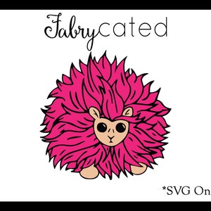 Pygmy Puff kleur gelaagde Fantastic Beasts en waar ze te vinden gestanst SVG-bestand voor sticker of shirt
