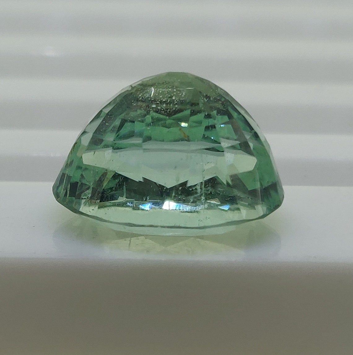Natural Green Beryl Aquamarine Gemstone Aquamarine Faceted Etsy
