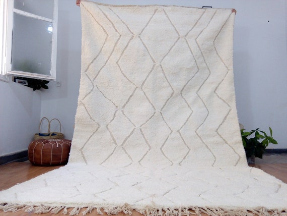 Beni Ouarain Style - Morocco Beni Ourain Rug Style - Moroccan Rug 