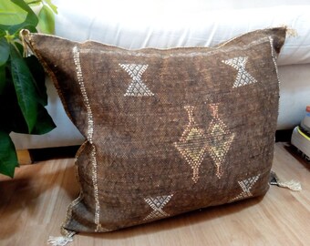 Cactus Silk Pillow, Moroccan sabra pillow (19.6",16.9") UNSTUFFED Cactus Pillow Moroccan Boho CUSHION Moroccan Style pillow - Morocco pillow