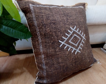 Cactus Silk Pillow, Moroccan sabra pillow (18.8",18.8") UNSTUFFED Cactus Pillow Moroccan Boho CUSHION Moroccan Style pillow - Morocco pillow