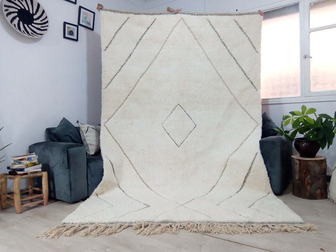 Beni Ouarain Style - Morocco Beni Ourain Rug Diamonds - Morrocan Rug ...