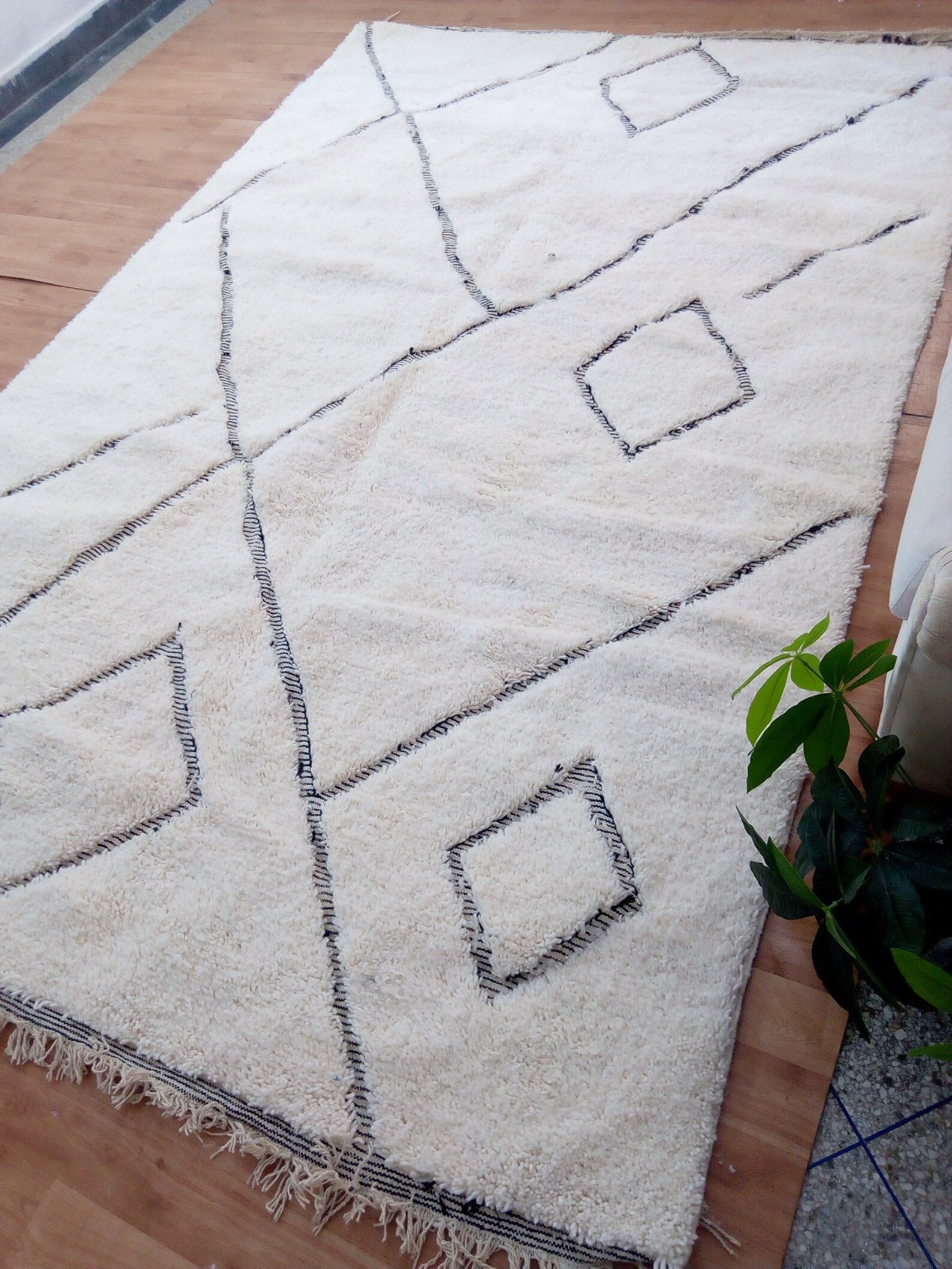 Beni Ouarain From Morocco - Beni Ourain Rug - Moroccan Rug Wool Berber ...