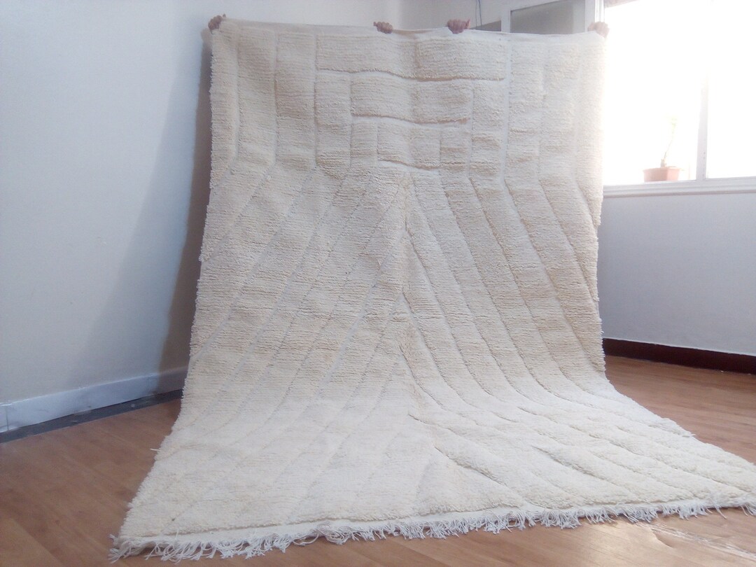 Modern Beni Ourain Woven 294X200 CM - Moroccan Rug - Morocco Rug - Hand ...