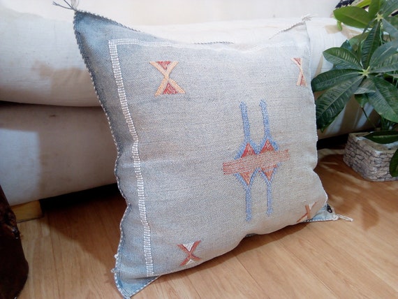 Cactus Silk Pillow, Moroccan Sabra Pillow Cactus