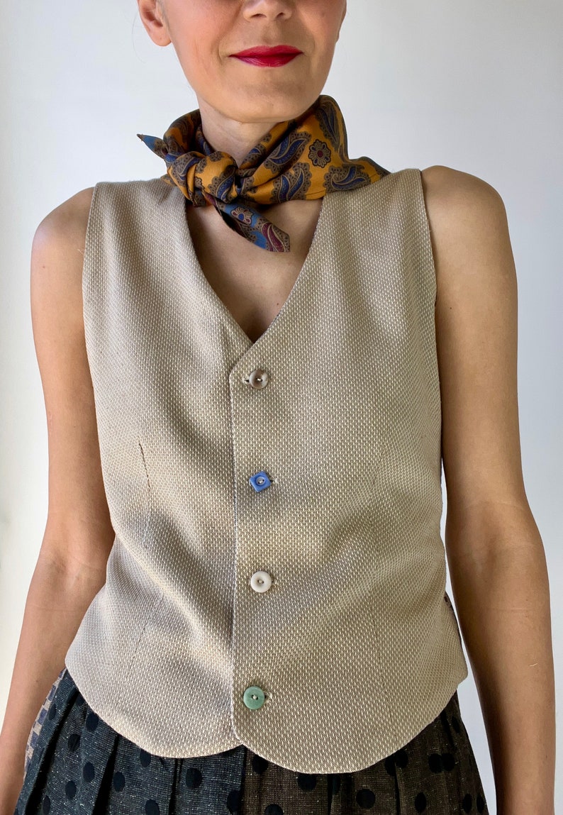 Pure silk tie scarf image 6