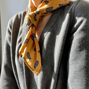 Pure silk tie scarf image 8