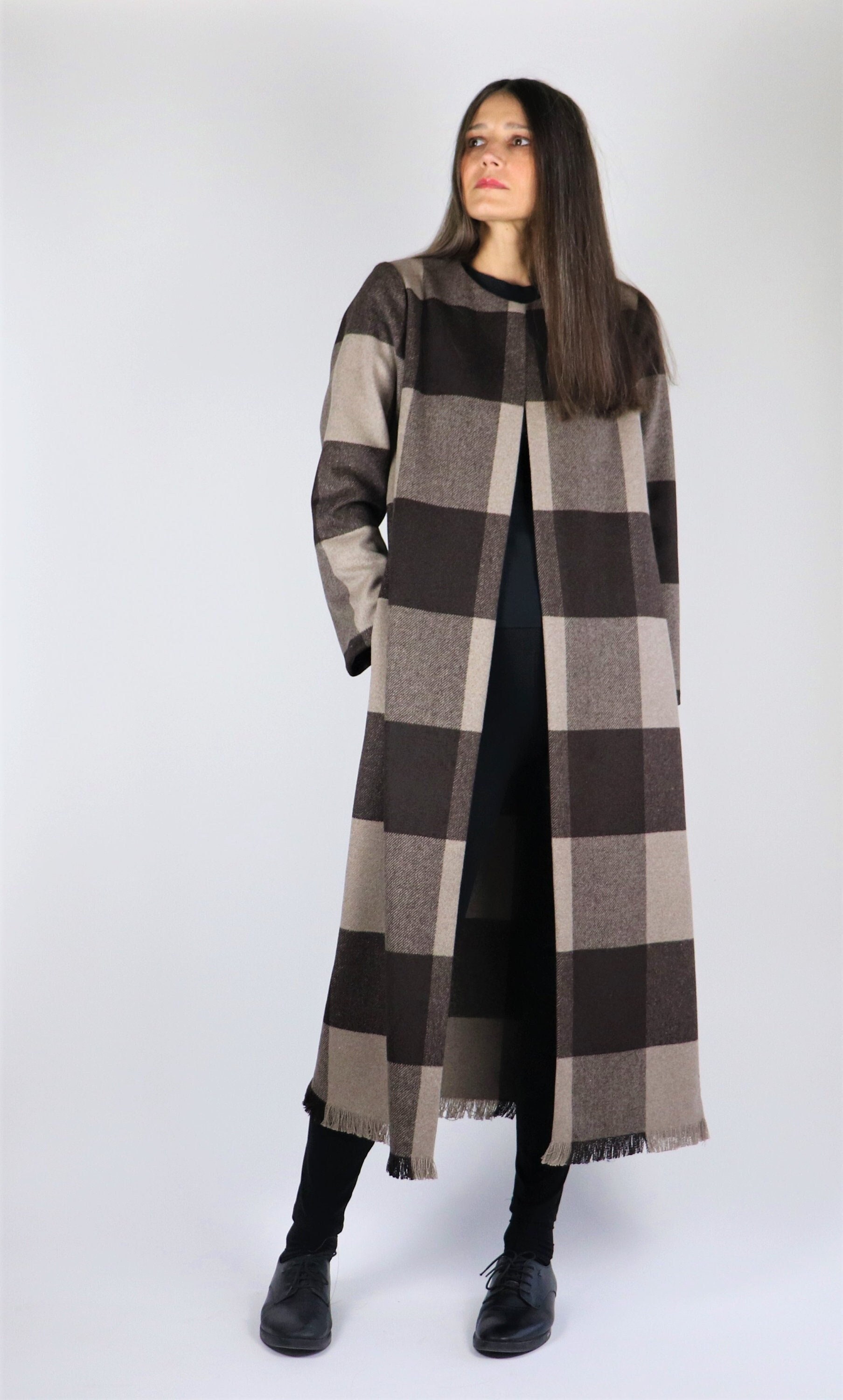 Scarf Cashmere Scarf TABACCO Long Soft Shawls Wrap for Women or Men by AMO ACCESSORI Scarf Cashmere Scarf TABACCO Long Soft Shawls Wrap for Women or Men by AMO ACCESSORI