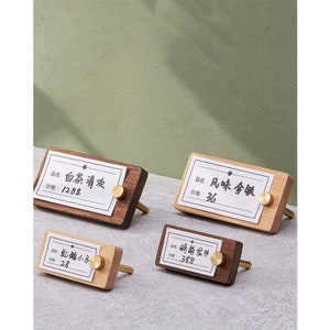 Etiqueta de precio, signo de precio, etiqueta de precio pequeña, etiqueta de precio para exhibición de joyería, soporte de mostrador, precio en dólares con letra numérica, kit de bloque para tienda minorista