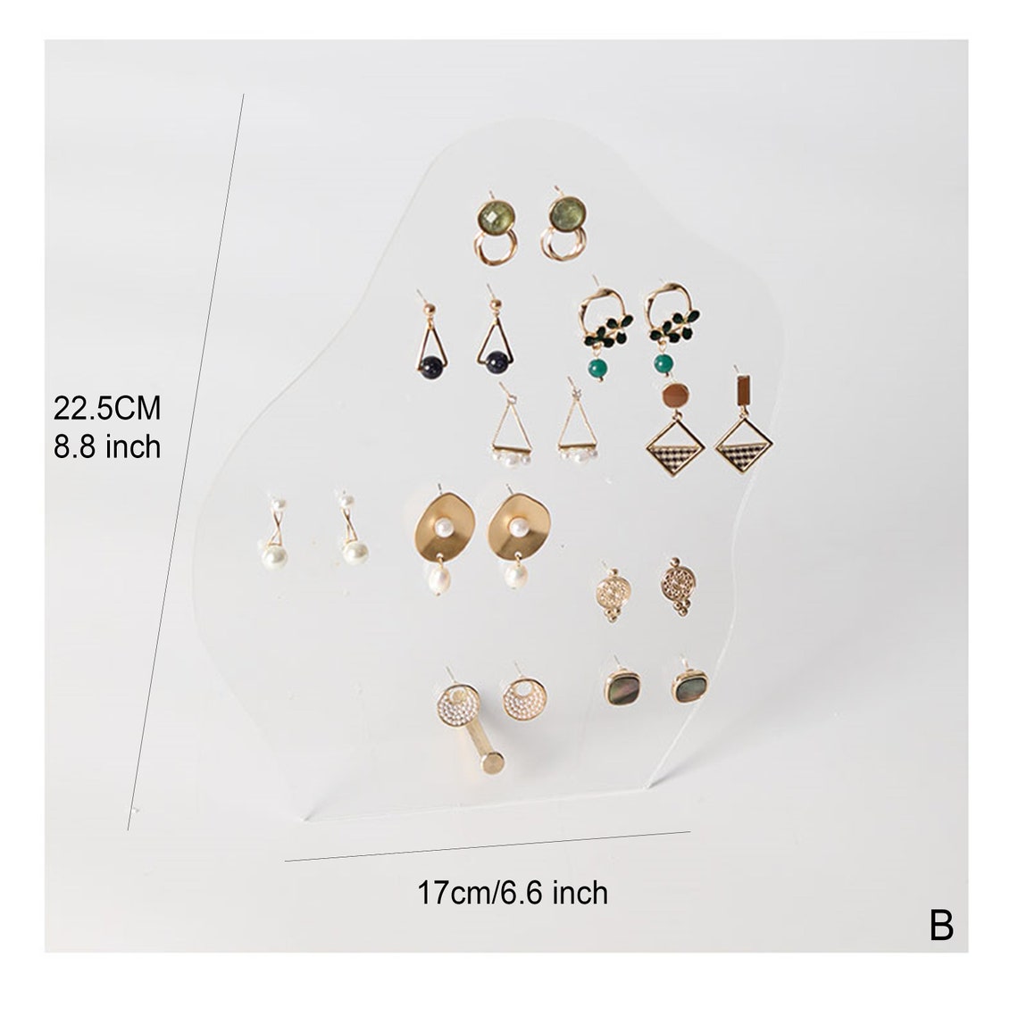 Clear Acrylic Earring Stand Earring Display Holder Jewelry Etsy