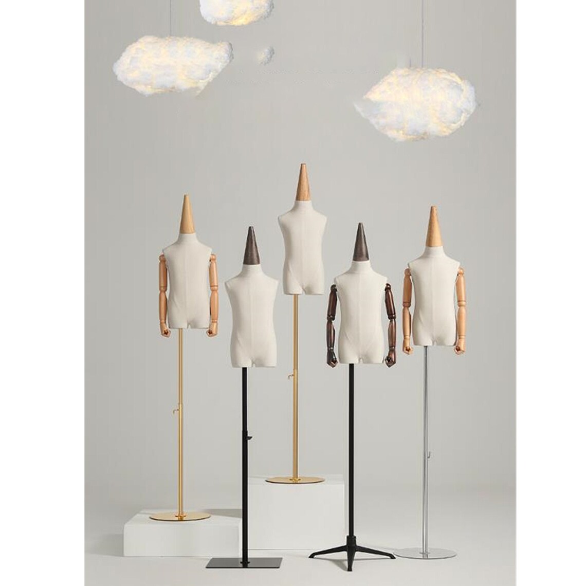 Adjustable Height Child/kids Mannequin Half Body Mannequin Etsy