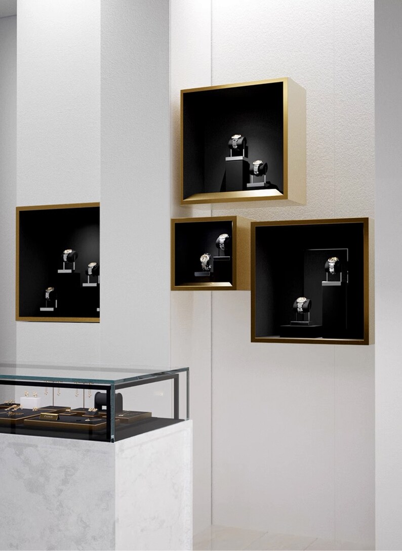Black Metal Watch Display Stand: Retail Watch Holder - Etsy