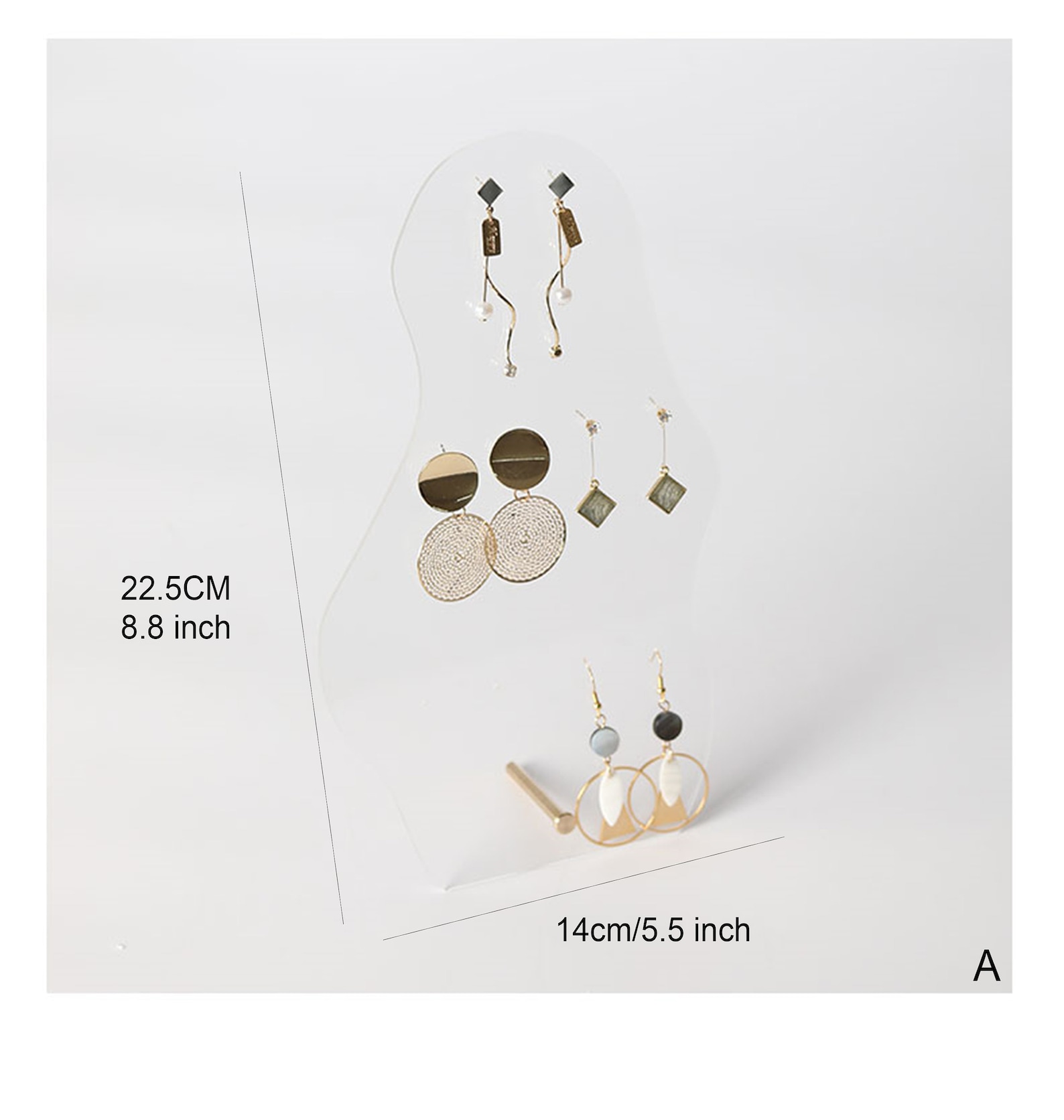 Clear Acrylic Earring Stand Earring Display Holder Jewelry Etsy